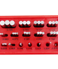 US And Metric Thread Measuring Wire Set With Wire Holders For External Threads 3 Wire Method 48 Pieces In 16 Sizes Measures 3 To 48 TPI