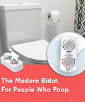 Fresh Water Bidet Toilet Seat Attachment With Dual Nozzles No More Wiping Easy Install Non Electric Adjustable Pressure