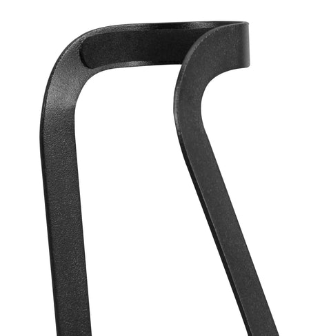 Close-up of Universal Stick Vacuum Stand With Six Hooks For Dyson V Series And Other Major Brands, steel construction detail.