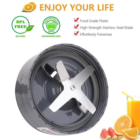 2 Pack Blender Extractor Cross Blade Replacement for 600W and Pro 900W Series, stainless steel blade, BPA-free, durable