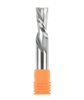 SpeTool spiral downcut router bit, 1/2 in shank and 1/2 in cutting diameter, solid carbide for wood (orange shank)