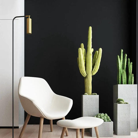 Living room with Matte Black Peel And Stick Wallpaper Roll That Gives Cabinets And Countertops A Fresh Waterproof Finish