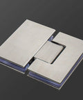 Heavy Duty 180 Degree Shower Door Hinges For 8 To 12 mm Glass, stainless steel clamp for smooth swinging doors.
