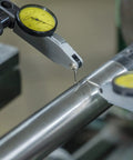 Pro Grade Dial Test Indicator Contact Point With 2mm HSS Ball Tip, M1.4x0.3 Thread inspecting metal cylindrical surface