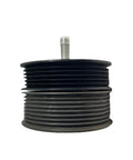 High Performance Double Pulley Drive Belt And Idler Pulley Kit For M113k Mercedes E55 with thick textured body and central fitting.