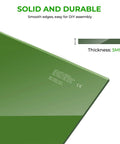 Industrial Certified Heavy Duty Fiber Laser Safety Shield Window Panel Offering Ridiculously Solid OD6 Infrared Blocking For 980 1064 1080Nm Engraving And Marking Machines, 5mm thick green acrylic.