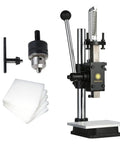 Heavy Duty Manual Arbor Press Machine With Ball Bearing Design Includes Adjustable Scale Plate and swivel drill chuck