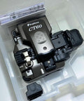 Professional Grade Fiber Optic Cutting Tool Featuring A Killer 28 Facet Blade That Slashes Through Up To Eighty Thousand Cuts Easy Wear Resistant Build Keeps It Rock Solid For Daily Single Dual Or Ribbon Fiber Installation Runs in a case.