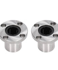 Linear Motion Bearing Flange Ball Set Kit For Equipment And Machines, Low Friction Precision Guide For Digital Coordinate Measuring Equipment, Heavy Duty Steel Material, Reliable Long Lasting Performance, Versatile Use Across Various Machines, two flange bearings