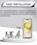 Smooth Swap Hardware Fix For iPhone 15 Packing A Full Screw Set And Rugged Metal Bracket Replacement Plate for easy installation and secure fitting.