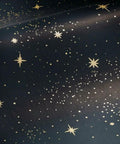 Upon A Star Black And Metallic Peel And Stick Wallpaper Easy Install On Smooth Walls Removable No Residue Repositionable
