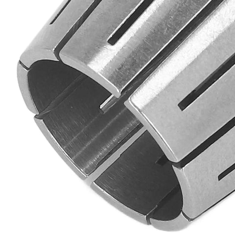Heavy Duty 21 Millimeter Diameter Spring Collet Chuck For CNC Engraving Machine And Milling Lathe Made From Quenched Martensitic Steel Workholding Tool, detailed view of the inner design.