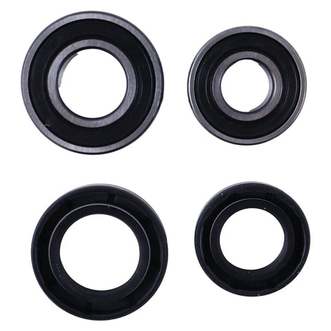 All Balls Racing 25 1042 Wheel Bearing Seal Kit For Arctic Cat Kawasaki Suzuki, four round bearings and seals top view