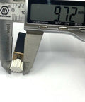 Mini Gear Motor 5V DC With Full Metal Gearbox 100 RPM Slow Speed 12 Teeth D Shaft measured with caliper