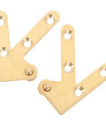 Brass Invisible Door Hinges for Metal and Wood Doors Adjustable Down Pivot Concealed Hardware