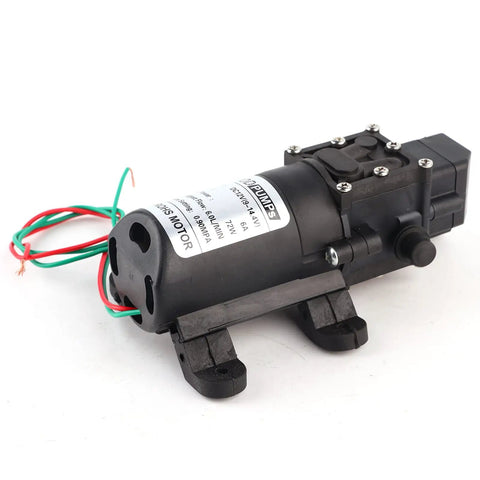 Ycauty Micro Diaphragm Liquid Transfer Pump Compact High Power Flow 6.0 Liters Per Minute Silent Operation For Fish Tanks Aquariums And Garden Irrigation Systems Durable Abs Housing With 12V Direct Current Input