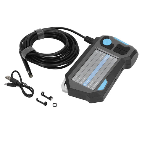 Dual Lens HD Inspection Camera With Bright 4.5 Inch Screen, flex cable and control unit for industrial use.