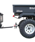 Bulldog tractor with Beefed Up Dual Hitch Ball Trailer Hitch For 2 Inch Receiver With One Seven Eighth Inch And Two Inch Balls Includes Pin And Clip Five Eighth Inch Clevis Pin Compatible Matte Black Powder Coat Finish.