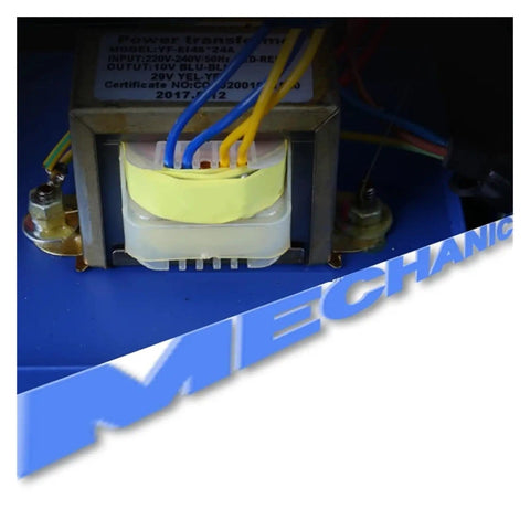 Close-up of internal components in 650W Soldering Iron Station Pro Grade With Hot Air Gun Desoldering System