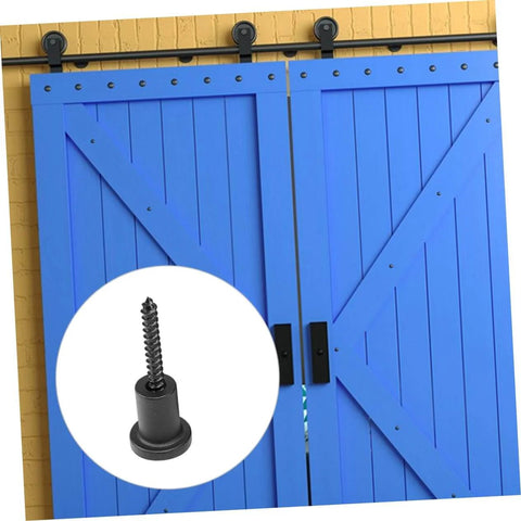 Barn Door Stopper Track Connector Accessory For Sliding Doors Wall Track Spacers Easy To Install Carbon Steel Hardware