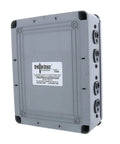 Spartan Series 8 Light Grow Controller For 240V Setups With Dual Trigger Cords, side view with visible outlets, tan finish