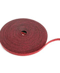 Velcro Brand Bulk Roll 75 Ft Maroon For Plenum Spaces UL Listed Hook And Loop Fastening Tape displayed on white background