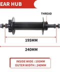 Grippy Fat Tire Front And Rear Wheel Set For Snow Beach And E Bike 20 24 26 Inch Disc Brake Wheelset Rear Hub 195mm