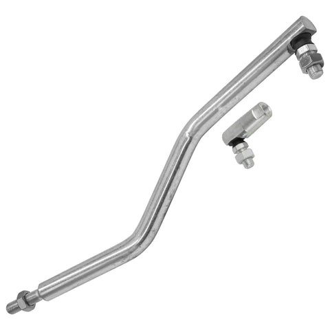 Steering Drag Link Kit With Tie Rod End For John Deere Tractors GT242 GT262 GT275 LX172 LX173 LX176 LX178 LX186 LX188 AM116873 Compatible With Early Serial Numbers 045000 And 110000, steel link and tie rod end