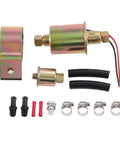 Universal Electric Fuel Pump For Gas, Diesel, Marine And Carbureted Engines, Replaces OE Pump, with hoses and connectors