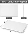 Ceramic Fiber Insulation Board 2732F Heat Resistant Inorganic Aluminosilicate Flame Retardant High Density Panel 12 by 8 by 0.4 inch