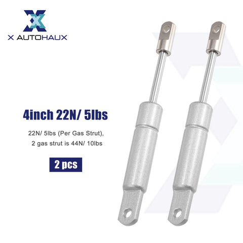 Heavy Duty Pair Of Four Inch Five Pound Gas Spring Lift Supports With Solid Carbon Steel Build Universal For Rv Car Truck Boat Hoods And Tailgates 2 pcs