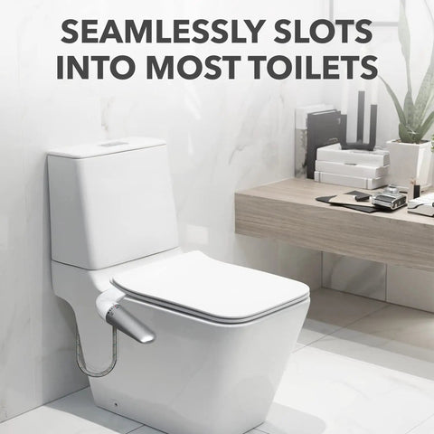 Non Electric Bidet Attachment For Toilet With Adjustable Water Pressure Front And Rear Cleaning Four Pressure Settings Easy Install