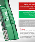 8 In 1 Wire Stripping Pliers With Built In Voltage Tester showing green and black handle and safety instructions
