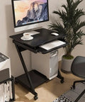 Flat Out The Ultimate Black Standing Desk With Pull Out Keyboard Tray And Built In Storage Shelf Real Straight Up Boss Move For Home Office Gaming Corner Ergonomic Workstation Furniture Nailed It, featuring a keyboard tray and modern design.