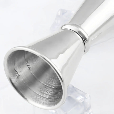 Dual Sided Jigger Set With 1oz And 2oz Markings In 304 Stainless Steel Food Grade Cocktail Measuring Tool For Pros And Home Bars Laser Etched For Precision And Built To Last
