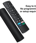 Universal Replacement Remote For All Insignia Toshiba Pioneer Fire Smart TVs With No Setup Required displayed with cover