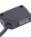 Pro Grade Through Beam Infrared Photoelectric Sensor PNP Switch For Automation Square Contrast Type Detector Ideal For Car Doors Garages Robots And Assembly Lines E3Z D62 black sensor with cable, top view