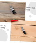 Rock Solid Stainless Steel Spring Plunger With Integrated Reset Mechanism And Precision Fine Thread designed for tough industrial tools on wood surfaces.