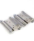 Heavy Duty Two Pack Three Inch Double Action Spring Hinged Door Hinges For Swing Doors Ideal For Living Rooms And Cafes Stainless Steel