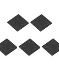 Rectangle Graphite Block Ingot High Purity Graphite Electrode Plate Sheet 20x20x2mm For Melting Casting And Electrolysis Pack Of Five