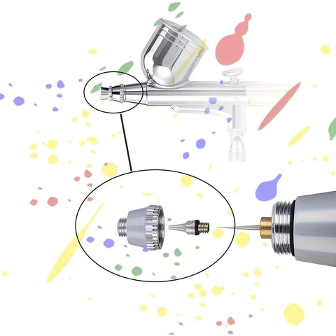 Must Have Pro Grade Airbrush Replacement Parts Kit With Nozzles Needles And Caps For 0.2mm 0.3mm 0.5mm Sizes Includes Wrench