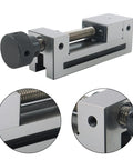 Heavy Duty Qgg50 Machine Vise For 2 Inch Surface Grinder CNC Milling showing detailed view of locking mechanism and grooves.