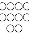 10 Piece Rubber O Ring Kit For Racing Fuel Jugs Sealing And Gasket Set, Includes 3.13 Inch Outer Diameter, 2.71 Inch Inner Diameter, 0.22 Inch Wire Diameter