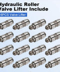 16 Piece Hydraulic Valve Lifter Set For 1.4L L4 Engines Compatible With Buick Encore Cadillac ELR Chevrolet Cruze Limited