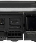 Toughbook CF31 MK3 Badass Rugged Laptop Featuring Rock Solid Heavy Duty Armor Intel Core I5 2.6Ghz 4GB RAM 500GB Storage Full HD Touchscreen Windows 7 Pro Certified Renewed rear ports and connections view.