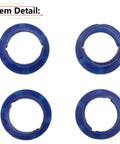 Transmission Shift Bushing Kit For Toyota 133884 OEM, 4 Pc Pack, blue plastic gear shifter bushings for secure fit