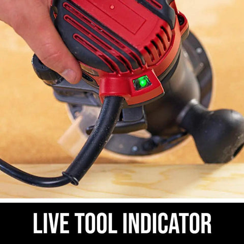 All In One Router Table And 10 Amp Fixed Base Router Kit With Above The Table Adjustment Integrated Bit Storage close-up