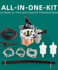 Carburetor Assembly 13624001 For TrailMaster MID XRS XRX with hoses, filters, and gaskets for 168cc 196cc engines
