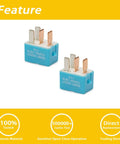 Two Pack 4 Pin 12V Car Air Conditioning Relay Compatible With Toyota Avalon Camry RAV4 4Runner Tacoma Lexus IS300 RX350
