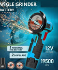 Kickstart Your Next Big Project With This Savage 12 Volt Mini Angle Grinder That Rips Through Metal and Stone Grinds Metals Polishes Surfaces Faster Than Blinking for Rock Solid Results.